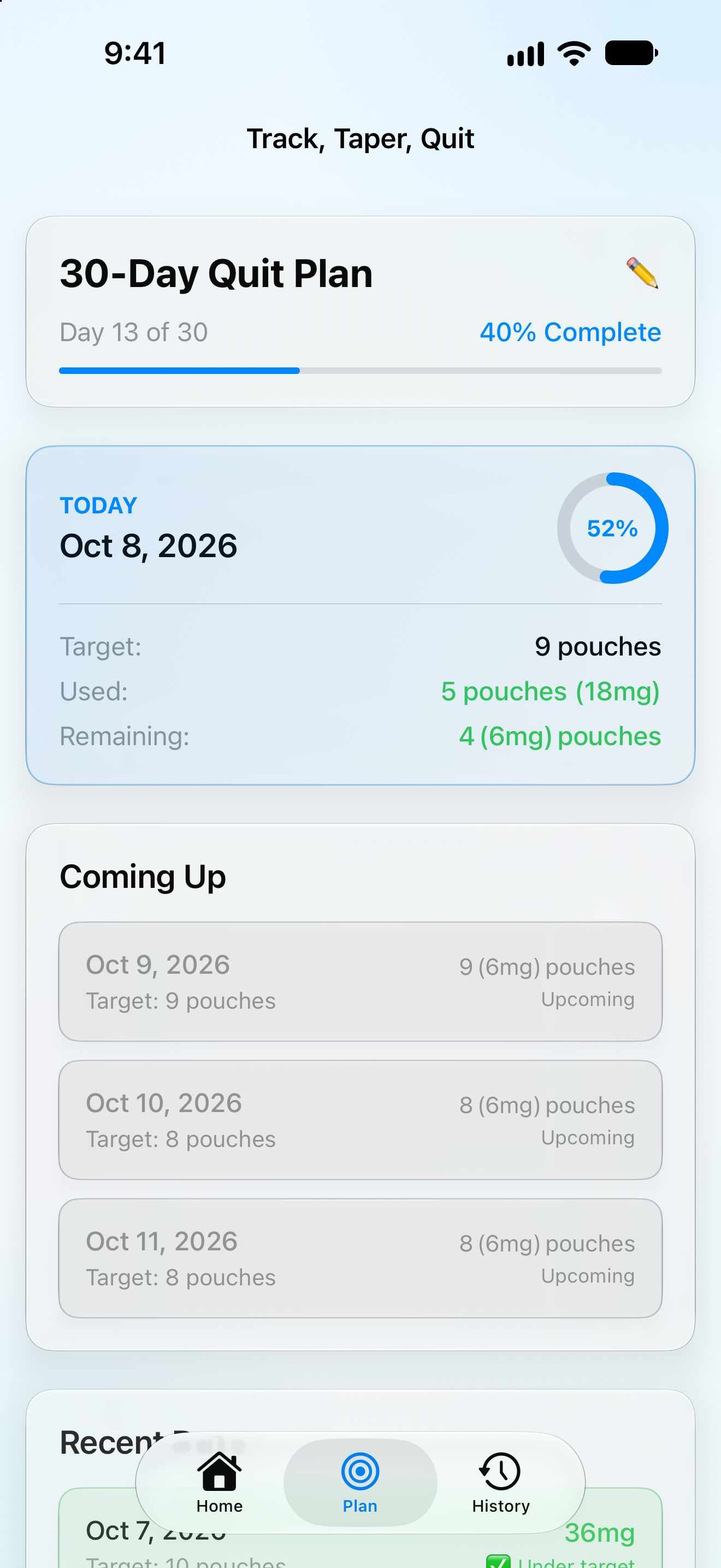 Pouched app screenshot 1